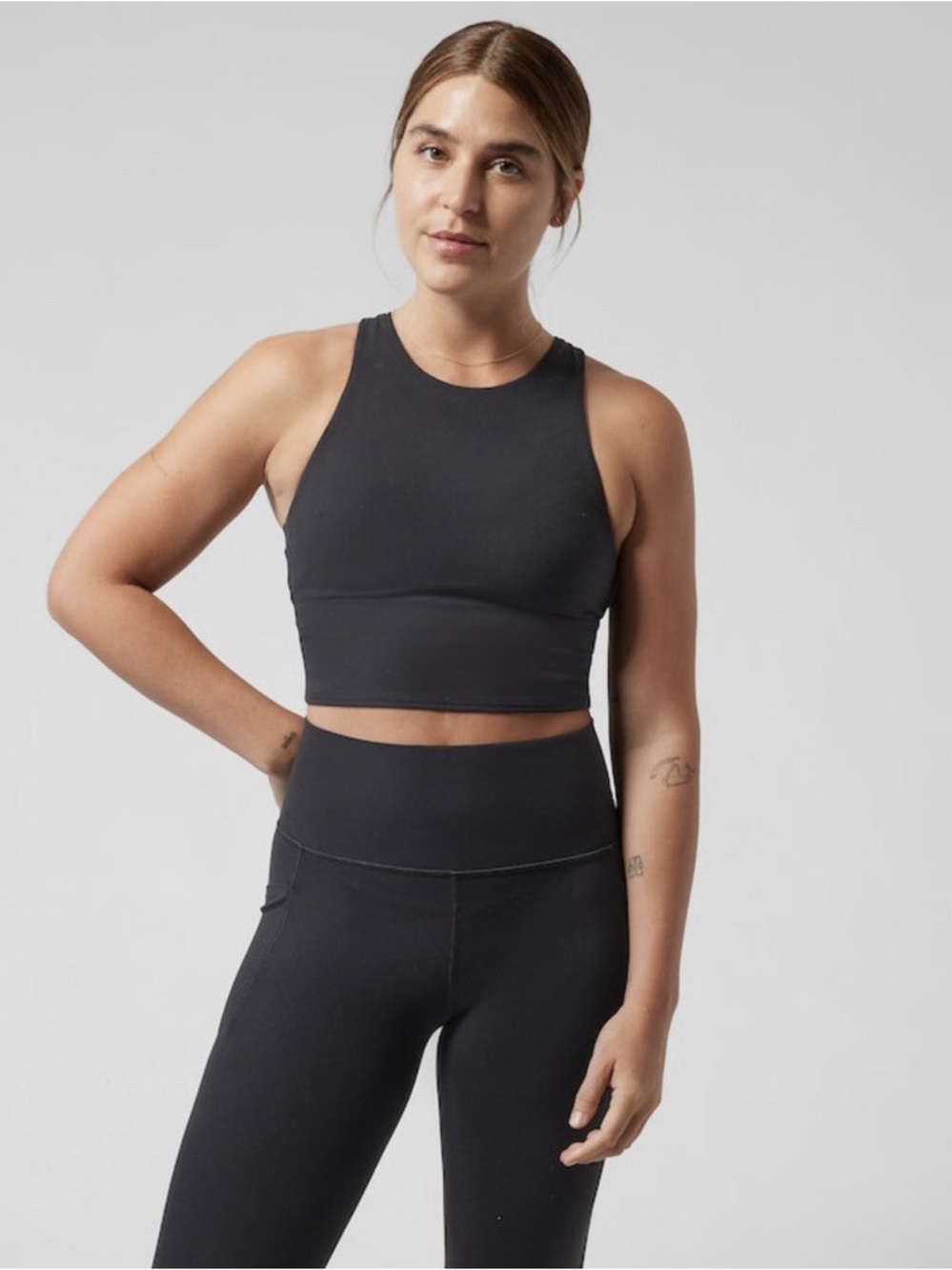 Athleta Conscious Crop A-C - Black
